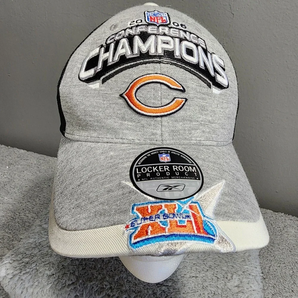 2006 Conference Champions Chicago Bears Football Adjustable Hat‎ Sports